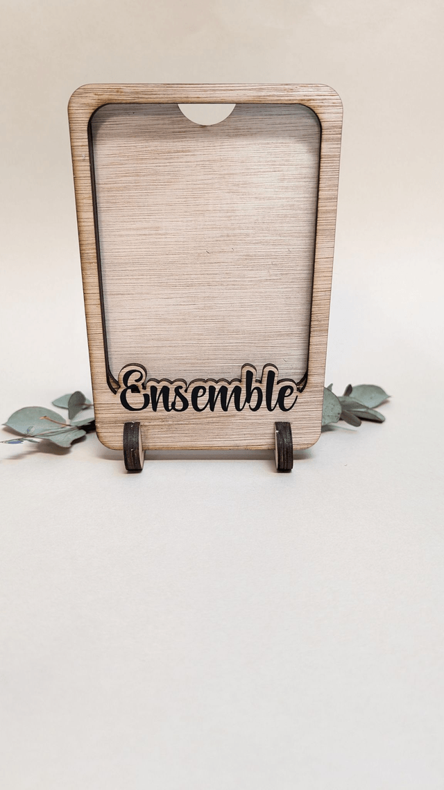Cadre photo en bois  Personnalisable