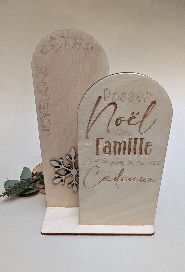 Centre de table Noël en Famille