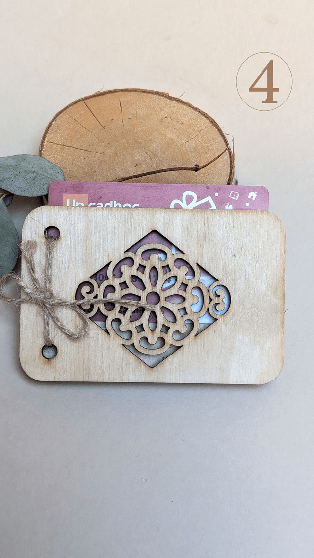 Support de carte cadeau (5 versions différentes)