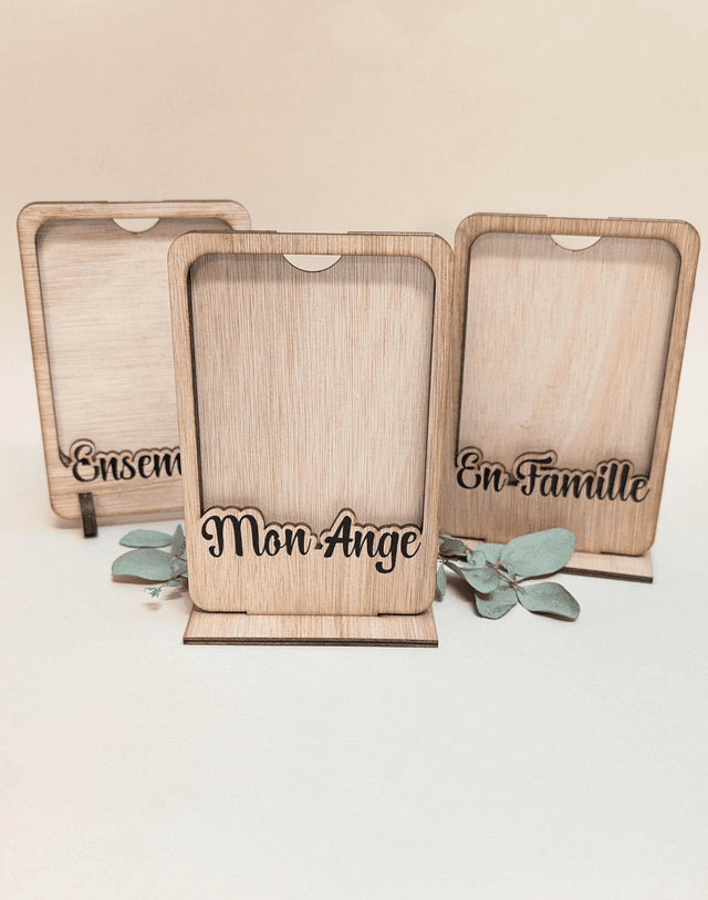 Cadre photo en bois  Personnalisable