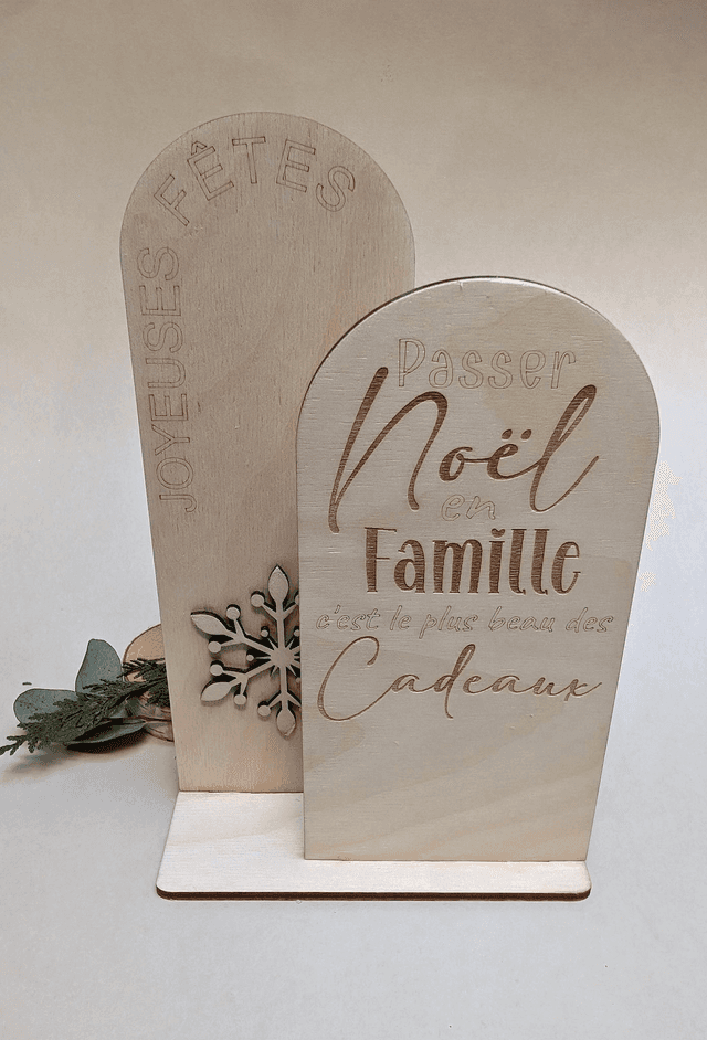 Centre de table Noël en Famille